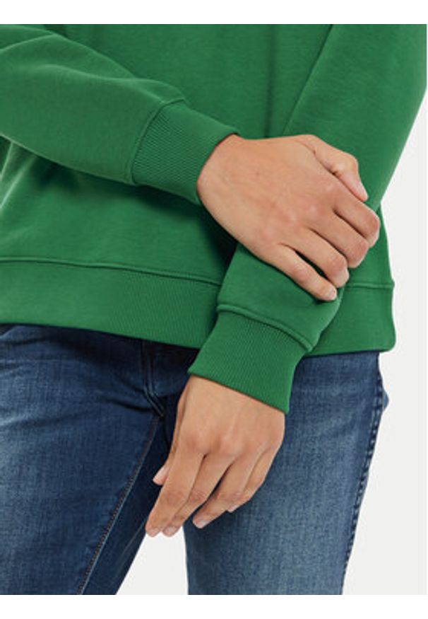 Wrangler Bluza 112356509 Zielony Regular Fit. Kolor: zielony. Materiał: bawełna