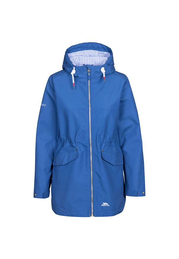 TRESPASS - Damska Kurtka Wodoodporna Finch TP50. Kolor: niebieski. Sport: turystyka piesza