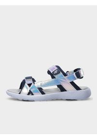 4f - 4F Sandały dziewczęce - multikolor 38. Nosek buta: otwarty. Kolor: wielokolorowy. Materiał: syntetyk, materiał #1