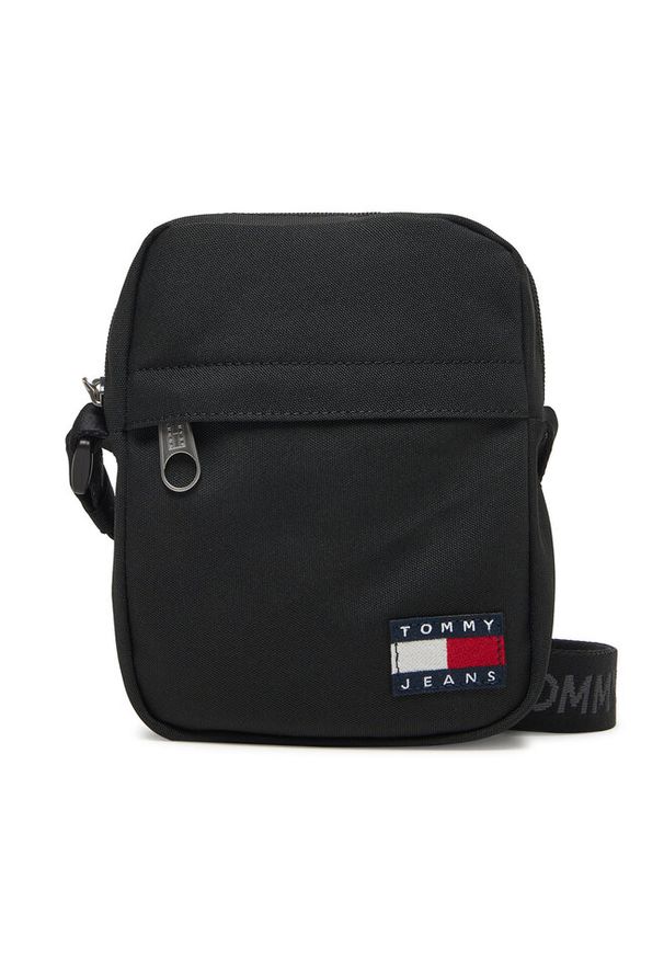 Saszetka Tommy Jeans. Kolor: czarny