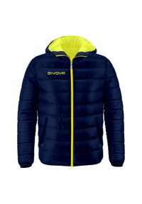 Kurtka sportowa Givova Olanda 4XL.. Kolor: żółty, wielokolorowy, zielony. Materiał: puch. Sezon: zima. Sport: turystyka piesza #1