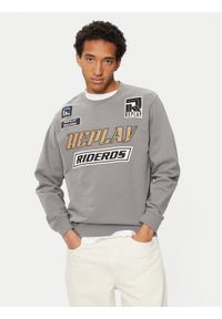 Replay - REPLAY Bluza M6971 .000.22890CS Szary Regular Fit. Kolor: szary. Materiał: bawełna #1