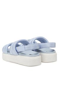 Tommy Jeans Sandały Tjw Flatform Sandal EN0EN02802 Błękitny. Kolor: niebieski. Materiał: materiał #3