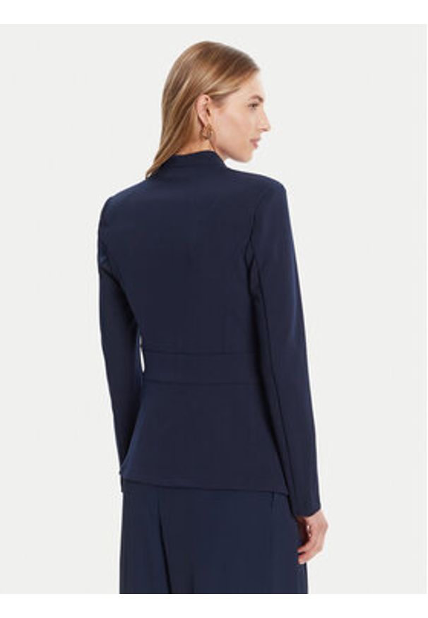 Rinascimento Marynarka CFC0126214003 Granatowy Slim Fit. Kolor: niebieski. Materiał: syntetyk