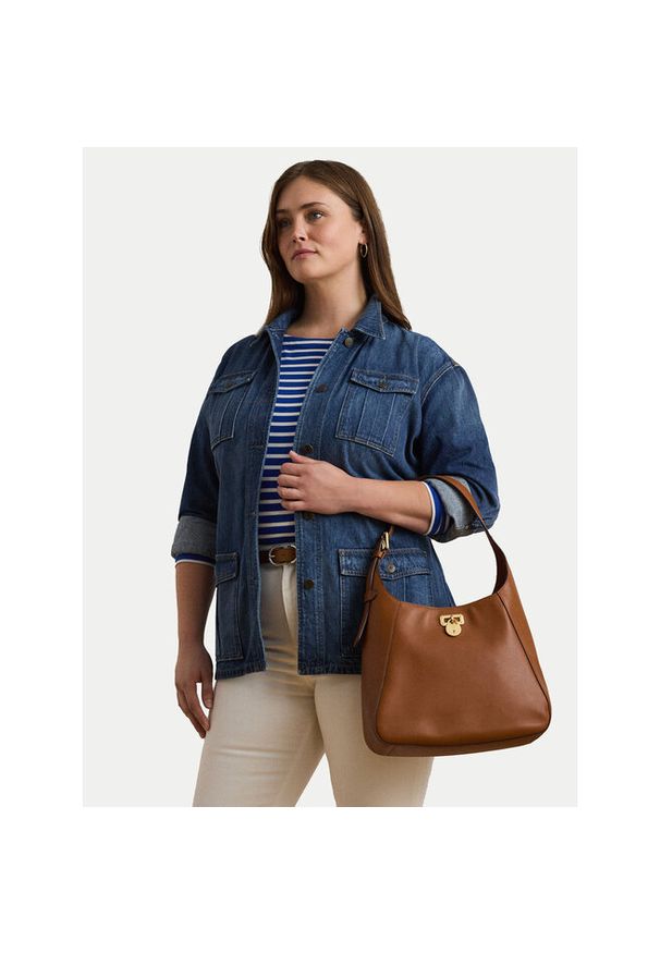 Lauren Ralph Lauren - Torebka LAUREN RALPH LAUREN. Kolor: brązowy