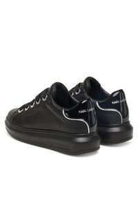 Karl Lagerfeld - KARL LAGERFELD Sneakersy KL62519E Czarny. Kolor: czarny. Materiał: skóra