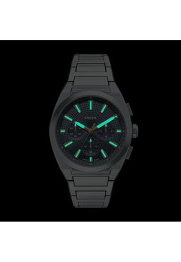 Fossil Zegarek Everett FS6154 Srebrny. Kolor: srebrny