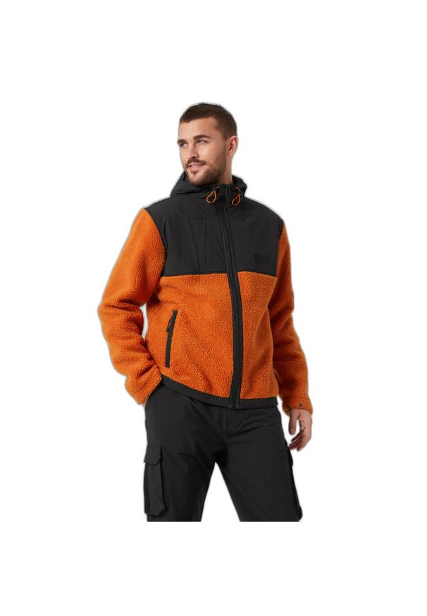 Bluza męska Helly Hansen Patrol Pile. Kolor: pomarańczowy. Materiał: polar. Sport: turystyka piesza