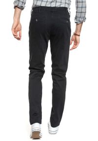 Wrangler - WRANGLER SPODNIE MĘSKIE CHINO DARK NAVY W16LA1XAE. Materiał: materiał #6