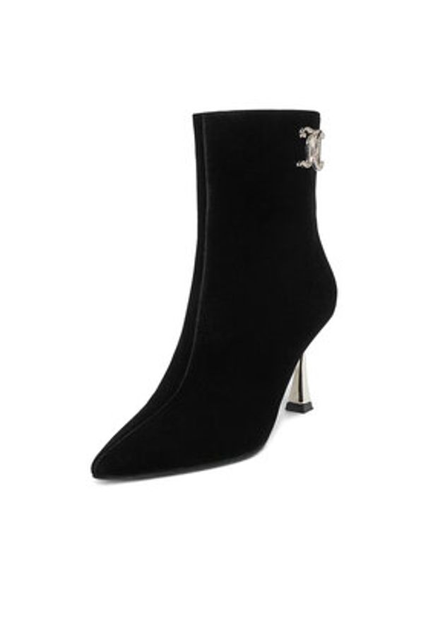 Juicy Couture Botki EO-R24SS94660 Czarny. Kolor: czarny. Materiał: materiał