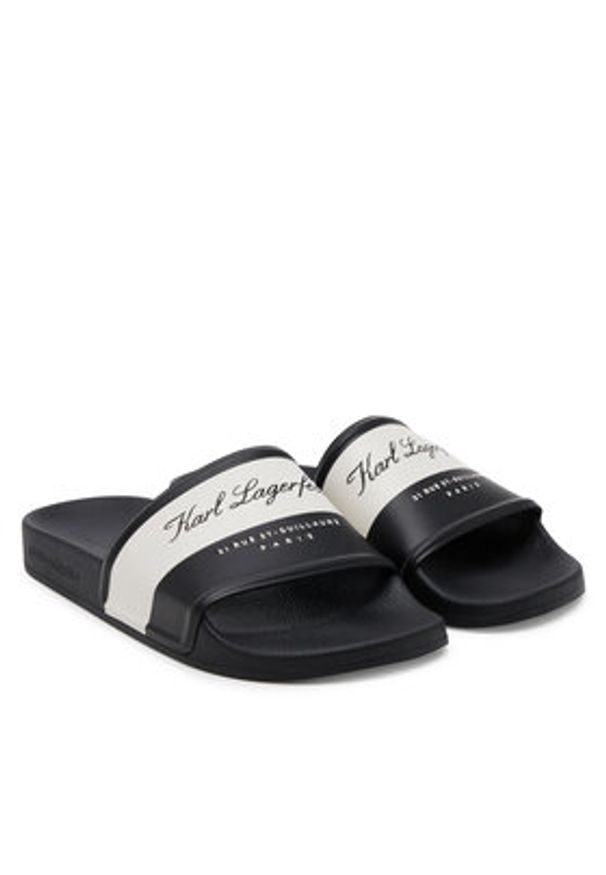 Karl Lagerfeld - KARL LAGERFELD Klapki Kondo 2.0 KL80923 Czarny. Kolor: czarny