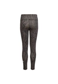 Adidas - Rajstopy adidas Jr Tight Aop Opt, Dzieci. Kolor: biały, wielokolorowy, czarny, szary. Materiał: materiał, poliester