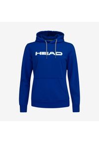 Head - Bluza z kapturem damska Club Rosie. Typ kołnierza: kaptur. Kolor: niebieski. Materiał: bawełna, materiał, tkanina, poliester