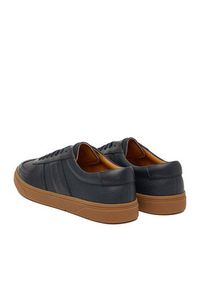 Guess Jeans Sneakersy EO-ORTEGO-01 126AM Granatowy. Kolor: niebieski. Materiał: skóra #8
