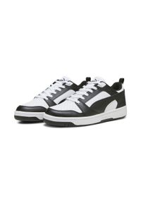 Puma - Sneakersy Rebound V6 Low PUMA White Black. Kolor: wielokolorowy, czarny, biały. Sport: koszykówka #1