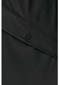 Rains kurtka 18540 Long Jacket Reflective kolor czarny przejściowa. Okazja: na co dzień. Kolor: czarny. Materiał: materiał. Styl: casual