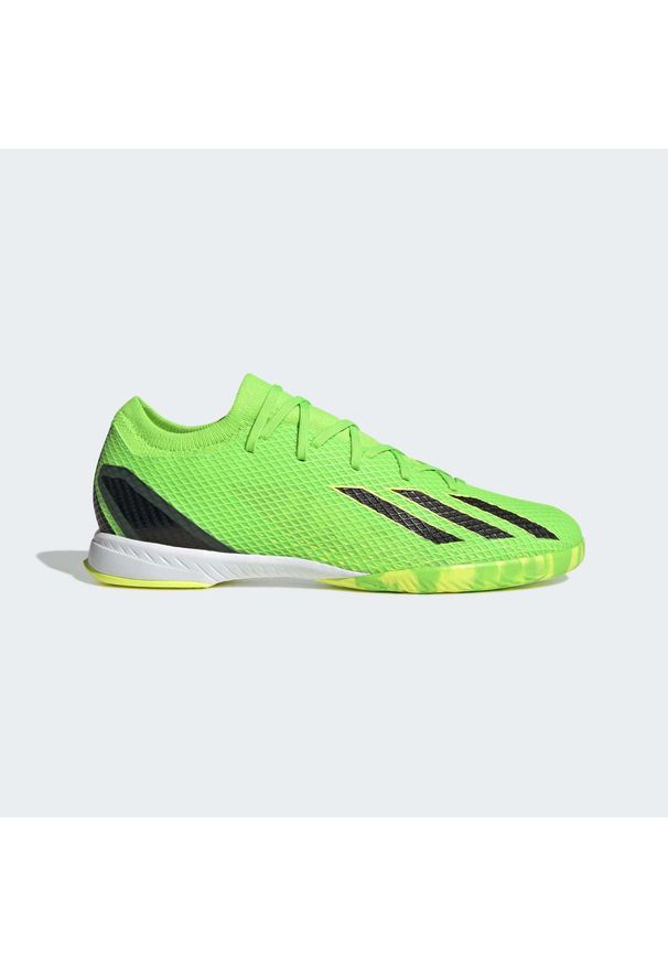 Adidas - Buty piłkarskie adidas X Speedportal.3 IN - Game Data Pack. Kolor: żółty, zielony, czarny, wielokolorowy. Materiał: materiał. Sport: piłka nożna
