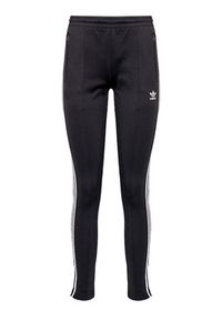 Adidas - adidas Spodnie dresowe Sst GD2361 Czarny Slim Fit. Kolor: czarny. Materiał: dresówka, bawełna, syntetyk #4