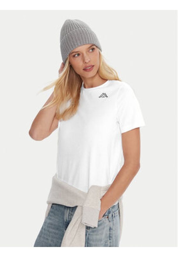 Kappa Komplet t-shirtów Logo Alyce 322564W Biały Regular Fit. Kolor: biały. Materiał: bawełna