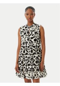 LOLA CASADEMUNT Sukienka letnia LS2616040 Czarny Regular Fit. Kolor: czarny. Materiał: bawełna. Sezon: lato #1