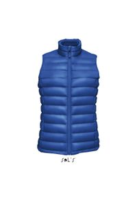 SOL'S - Damska kurtka bez rękawów Sol's Wilson Bw. Kolor: niebieski. Materiał: puch. Długość rękawa: bez rękawów #1