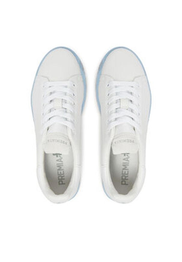 Premiata Sneakersy Belle Var 7449 Biały. Kolor: biały. Materiał: skóra