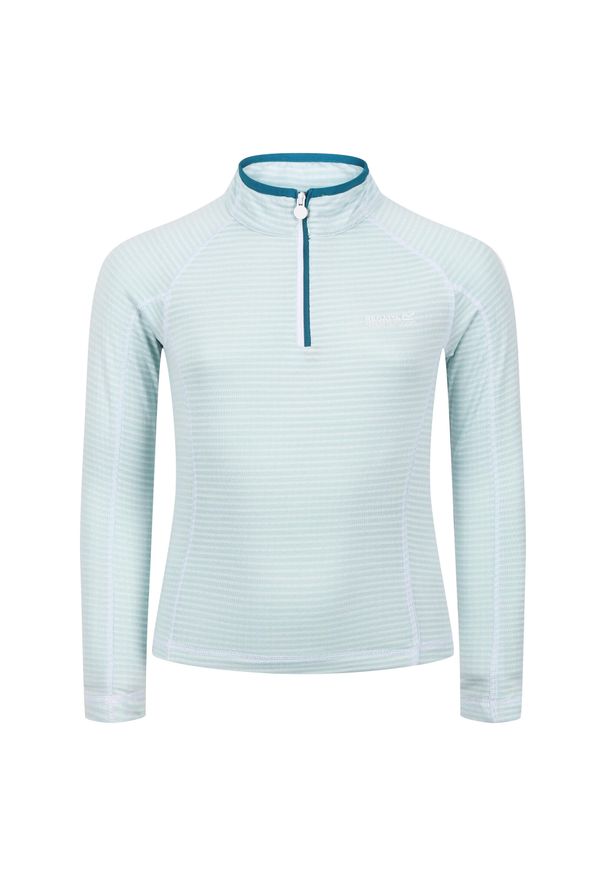 Regatta - Dziecięca Bluza Z Suwakiem Szybkoschnąca Berley. Kolor: niebieski. Długość rękawa: długi rękaw