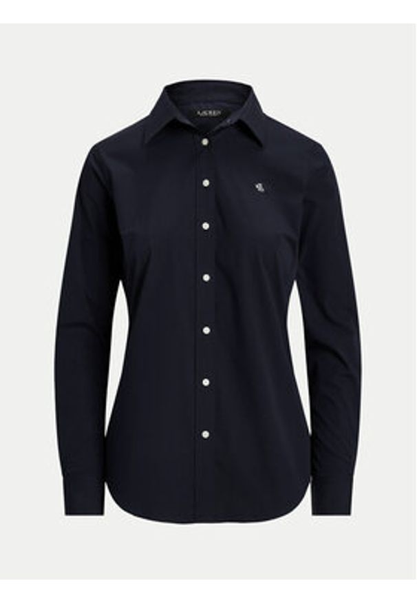 Lauren Ralph Lauren - LAUREN RALPH LAUREN Koszula Easy Care Point Collar 200684553003 Granatowy Regular Fit. Kolor: niebieski. Materiał: syntetyk