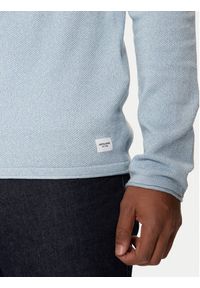 Jack & Jones - Jack&Jones Sweter 12157321 Błękitny Regular Fit. Kolor: niebieski. Materiał: bawełna #4