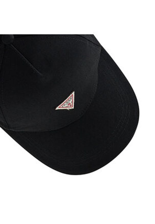 Guess Czapka z daszkiem M1BZ57 WBN60 Czarny. Kolor: czarny. Materiał: materiał