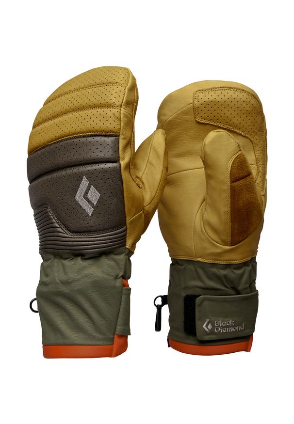Mitenki Black Diamond Progression. Kolor: żółty. Materiał: puch. Sezon: zima. Sport: narciarstwo