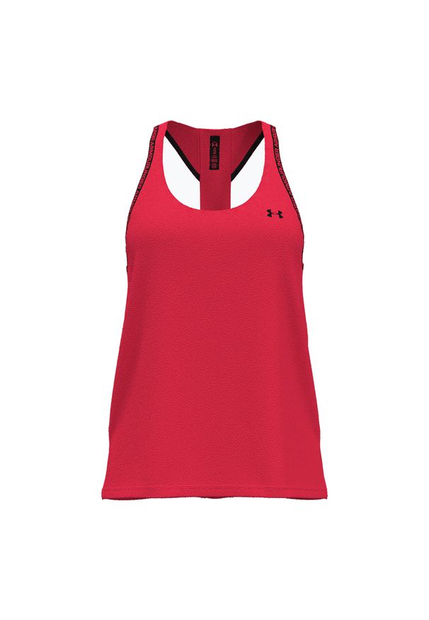 Tank top treningowy damski Under Armour Knockout Tank. Kolor: czerwony