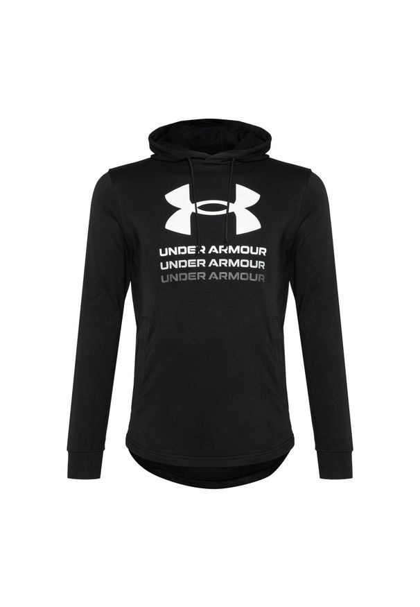 Bluza męska Under Armour Rival Terry Graphic Hood. Kolor: czarny