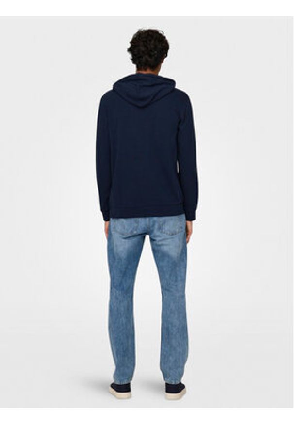 Only & Sons Bluza Lenny 22028594 Granatowy Regular Fit. Kolor: niebieski. Materiał: syntetyk, bawełna