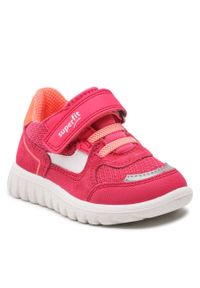 Sneakersy Superfit 1-006195-5510 M Pink/Orange. Kolor: różowy. Materiał: materiał