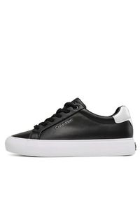 Calvin Klein Sneakersy Vulc Lace Up HW0HW01681 Czarny. Kolor: czarny. Materiał: skóra