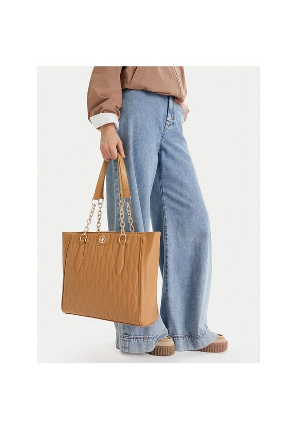 Torebka Beverly Hills Polo Club. Kolor: brązowy