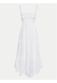 Seafolly Sukienka letnia 54865-DR Biały Regular Fit. Kolor: biały. Materiał: bawełna. Sezon: lato #6