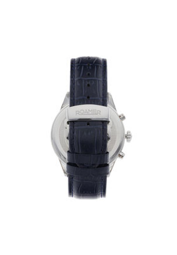 Roamer Zegarek Superior Chrono 508837 41 40 05 Granatowy. Kolor: niebieski