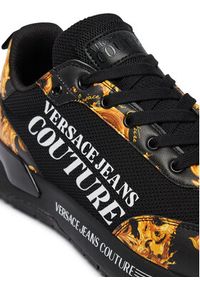 Versace Jeans Couture Sneakersy 80YA3SA5 Czarny. Kolor: czarny. Materiał: materiał #6
