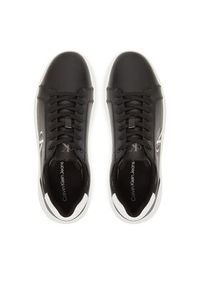 Calvin Klein Jeans Sneakersy Chunky Cupsole Mono YM0YM01317 Czarny. Kolor: czarny. Materiał: skóra #3