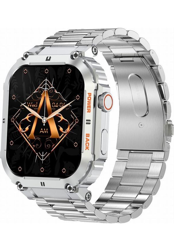 Smartwatch Gravity GT6-7 Srebrny (GT6-7). Rodzaj zegarka: smartwatch. Kolor: srebrny