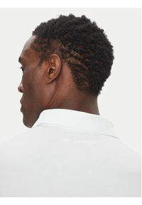 Karl Lagerfeld - KARL LAGERFELD Polo 745750 500221 Biały Regular Fit. Typ kołnierza: polo. Kolor: biały. Materiał: bawełna
