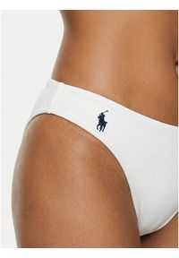 Polo Ralph Lauren Dół od bikini 21612538 Biały. Kolor: biały. Materiał: syntetyk #3