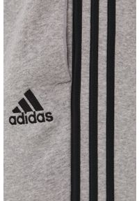 Adidas - adidas Spodnie GK8824 męskie kolor szary gładkie. Kolor: szary. Wzór: gładki #2