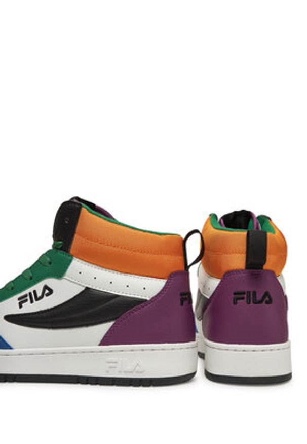 Fila Sneakersy Rega Nf Mid FFM0369 53341 Kolorowy. Materiał: skóra. Wzór: kolorowy