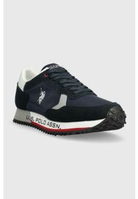 U.S. Polo Assn. sneakersy CLEEF kolor granatowy. Zapięcie: sznurówki. Kolor: niebieski #2