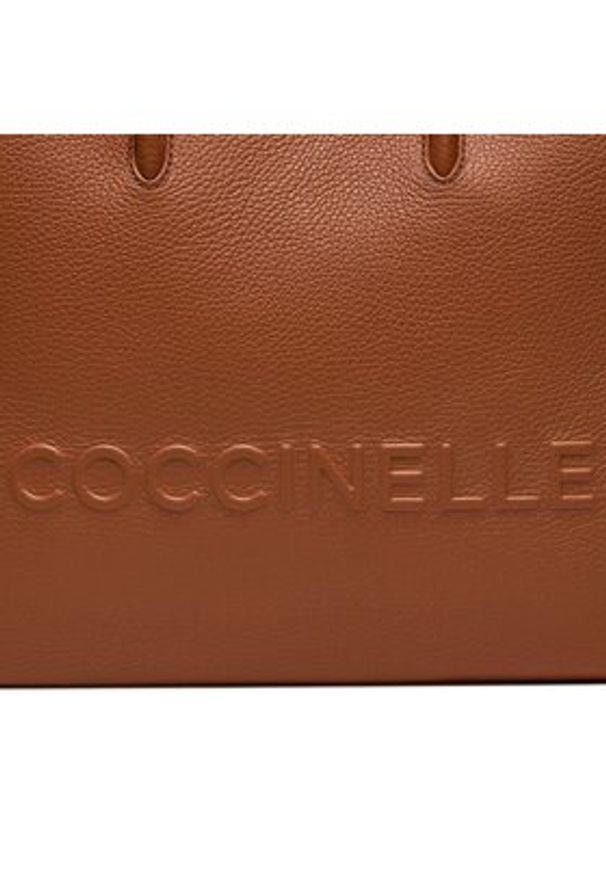 Coccinelle Torebka QBB Coccinellemyrtha E1 QBB 18 02 01 Brązowy. Kolor: brązowy. Materiał: skórzane