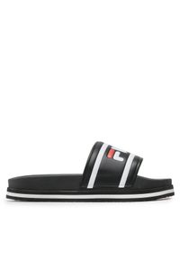 Fila Klapki Morro Bay Zeppa Wmn FFW0048 Czarny. Kolor: czarny. Materiał: skóra