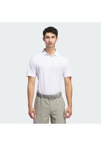 Adidas - Koszulka polo Ultimate365 Solid. Typ kołnierza: polo. Kolor: biały. Materiał: materiał. Styl: sportowy #1